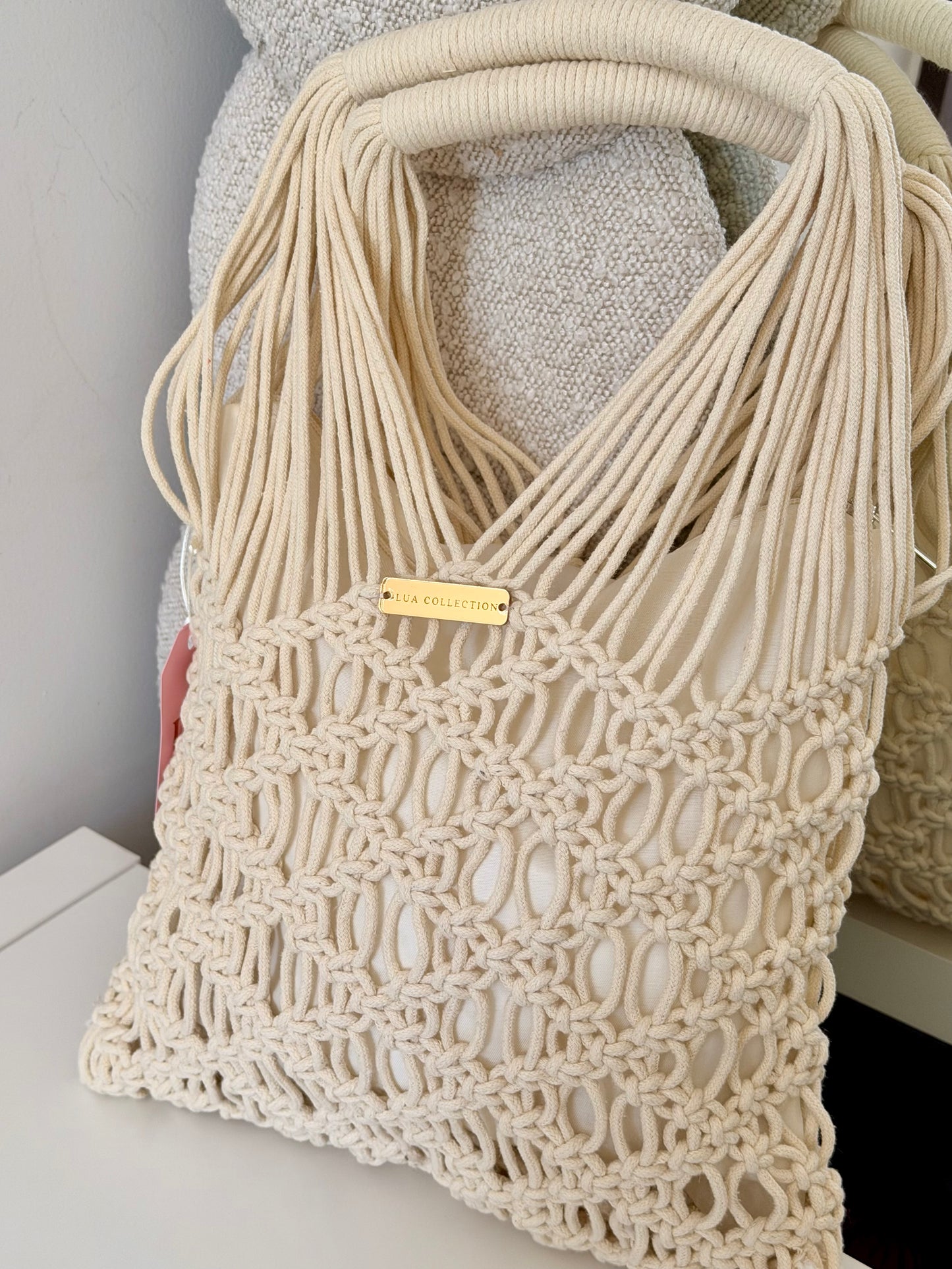 Bolsa Abril macramé